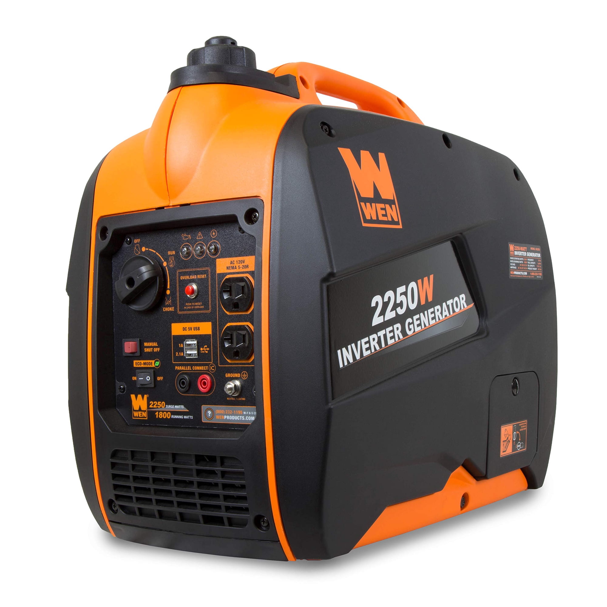 Generador Inverter Portátil A Gas Wen 56225i 2250 W