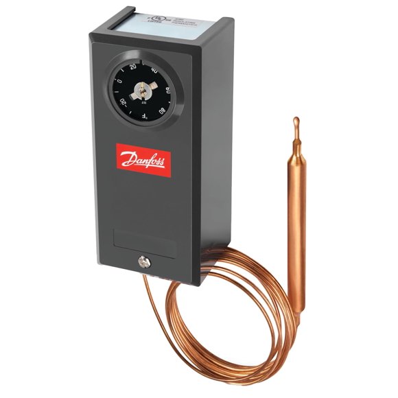 Termostato Danfoss KPU19 060L2151 con sensor de bombilla remoto