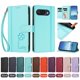 thumbnail image 4 of Funda Cartera Trébol para Google Pixel 10a con Ranuras Tarjetas y Carga Inalámbrica Verde menta, 4 of 6