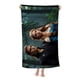 thumbnail image 3 of Acotar Toalla de playa de secado rápido con diseño temático, regalo para mujeres y niñas, ideal para cumpleaños, fans, amantes de la música, uso en la playa o al aire libre, 78 × 160 cm, 3 of 6