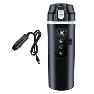 Magideal - Hervidor De Agua De 12V Y 24V Para Coche, Hervidor De Viaje Para Coche, Calefacción Eléctrica, Taza De Agua, Taza De Café De Viaje Para Trabajo De Té