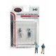 thumbnail image 1 of Set de 2 figuras diecast Racing Legends 50's escala 1/43 American Diorama, 1 of 2