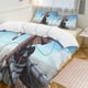 thumbnail image 1 of Attack On Titan Quilt Set Thicken Soft 3 Pieces Bedding Set All Season Duvet Cove with 2 Pillowcases for Adult Women Girls Teens Home Room Decor, 1 of 5