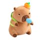 thumbnail image 3 of Muñeco De Capibara De Felpa Con Burbujas De Mocos Extraíbles, Juguete De Peluche De Capibara Para Niños, Caparazón De Tortuga D, 3 of 3