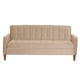 thumbnail image 4 of Futón Sofá Cama Genova Tela Velvet Beige, 4 of 8