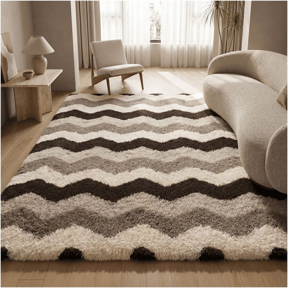 Alfombra 200x240cm Peluda Super Suave para living