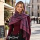 thumbnail image 3 of Pashmina Nonakgado Morado con Motivo Paisley Jacquard, 3 of 5