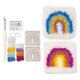 thumbnail image 2 of Coaster Latch Hook Kit Bordado Decoración Creativa Costura Artesanía Azul Y Rojo, 2 of 4