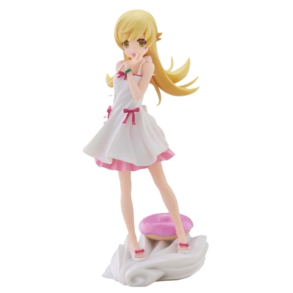 Figura de colección ONLY FROM JAPAN Shinobu Oshino 18 cm con base