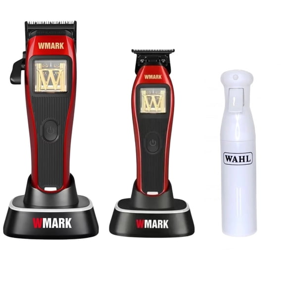 Wmark Barber Combo Profesional ngx1 Clipper y Trimmer ngxt1 10000 Rpm