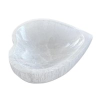 Bothyi - Cuenco De Selenita Relajante, Regalo De Inauguración De La Casa, Elegante Decoración Espiritual Para El Hogar, 9 Cm