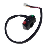 Magideal - Interruptor De Manillar De Motocicleta Negro Para Manillares De Motocicleta De 7/8 ""(22 Mm)