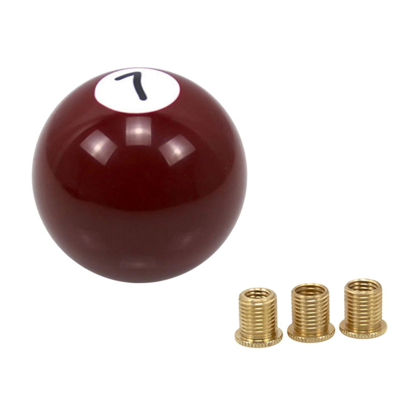 Magideal - Perilla De Cambio De Marchas Automática Multiusos Con Forma De Bola De Billar Número 7, Reemplazo Directo De Moda, Modificada Para Accesorios De