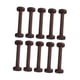 thumbnail image 3 of 10x Bobinas De Madera Vacías Bobina De Madera Para Artes Tejido De Alambre Hilo De Bordar Marrón, 3 of 3