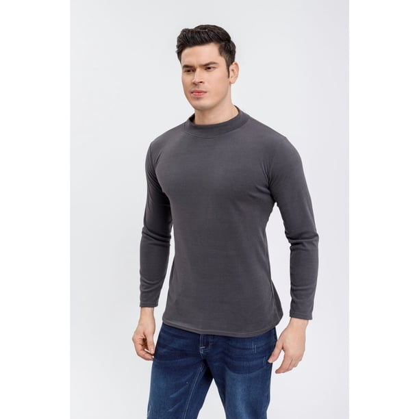 Polera Beatle Hombre Térmica Frisada Manga Larga Invierno 2041