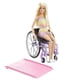 thumbnail image 1 of Fab Muñeca Fashionista Silla de Ruedas Morada, 1 of 8