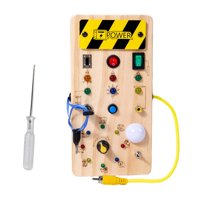 Bothyi - Interruptor De Luces, Tablero Ocupado, Juguetes Con Botones, Juego Cognitivo, Habilidades Motoras Básicas Sin Rompecabezas