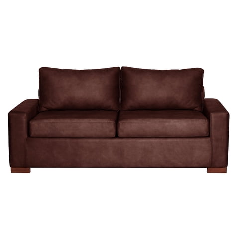 Latam Home - Sofa Livorno 3 C Cuero Kentucky Café Moro