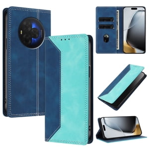 Funda Foxdock Para Tcl 60 Nxtpaper Ultra De Cuero Premium Bicolor Con Ranuras Rfid, Carcasa Tipo Billetera Antigolpes Y Soporte Plegable