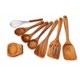 thumbnail image 1 of Set de Utensilios de Madera Woodlands USA de Teca 8 Piezas para Cocinar, 1 of 8