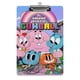 thumbnail image 1 of El Asombroso Mundo de Gumball Portapapeles de acrílico A4, tamaño carta estándar, carpeta con clip 31.8x 21.5CM para estudiantes, profesores y oficina, 1 of 6