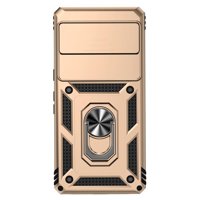 Estuche Gangxun Para Google Pixel 7 Pro, Soporte Giratorio 360°, Estilo Mecánico Y Magnético