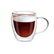 thumbnail image 1 of Mug Taza De Café oz Doble Pared Vidrio Vaso Termico 80ML, 1 of 7