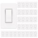 thumbnail image 1 of Interruptor de luz ThBandar, blanco mate, unipolar, 15 A, 120/277 V, 1 of 7