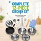 thumbnail image 2 of Set de Cocina de Juguete POPOHVER Deluxe de 12 Piezas, 2 of 9