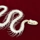 thumbnail image 4 of Taxidermia con calavera de animal real, esqueleto de serpiente, CLLOEAT, 4 of 6