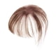 thumbnail image 5 of Flequillo Con Clip Para Mujeres Y Niñas, Extensión Elegante, Estilo Francés, Castaño Claro., 5 of 5