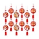 thumbnail image 2 of 12 Piezas De Decoraciones Colgantes De Año Nuevo Chino Para Fiesta Para Puerta, Dormitorio, Ventana, Estilo C, 2 of 5