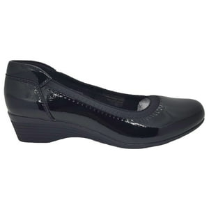 Zapatos Casuales New Walk Negro Charol | Acv61127-90 - Talla 37