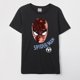 thumbnail image 2 of Polera Manga Corta Niño Lentejuelas Spiderman Negro Marvel, 2 of 6