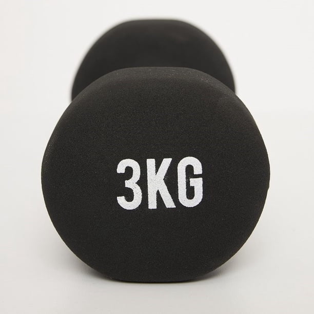 Pesas y Mancuernas Dumbbell 3,17 kg Negro