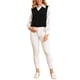 thumbnail image 2 of INSPIRE CHIC Chalecos de Suéter de Punto para Mujer de Color Sólido con Cuello en V Sin Mangas XS Negro, 2 of 8