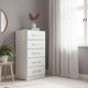 thumbnail image 4 of COMBO CLOSET 3 PUERTAS 2 CAJONES + CLOSET MULTIUSO + COMODA 5 CAJONES BLANCO BLANCO RB320520, 4 of 6