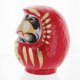 thumbnail image 2 of Muñeca Daruma Daimonya, 4.7 pulgadas, Good Luck & Well Wishes, color rojo, Japón, 2 of 9