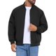 thumbnail image 5 of INSPIRE CHIC Chaqueta Bomber para Hombre, Abrigo de Otoño con Cremallera Completa, Puños Acanalados, Chaqueta de Béisbol M Negro, 5 of 6