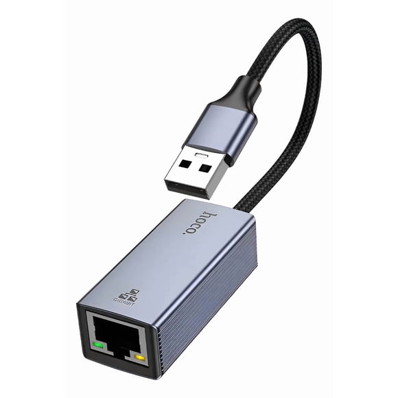 Adaptador USB a Ethernet RJ45 Hoco UA37 1000Mbps