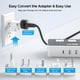 thumbnail image 4 of Convertidor de voltaje de potencia clave de 230 W, 220 V a 110 V con USB-C de 18 W, 4 of 8