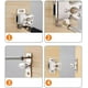 thumbnail image 2 of 10pcs Retenedor Sujetador Puerta Mueble Cobre Rodillo, 2 of 4
