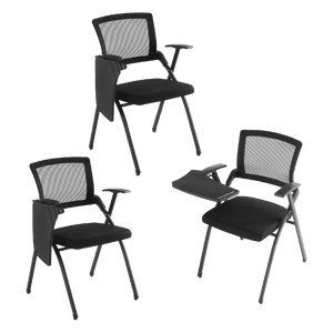 Set De 3 Sillas Universitarias Con Pupitre Ergo3-810 Relan