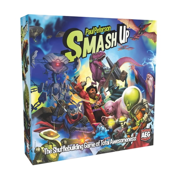 Juego de mesa Smash Up Base Set Zombies Robots Pirates Ninja