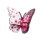 thumbnail image 3 of Estante Flotante De Madera Con Diseño De Mariposas Para Almacenamiento En La Esquina, Ideal Para Sala De Estar, Oficina Y Plantas, 23,5 X 24 Cm., 3 of 5