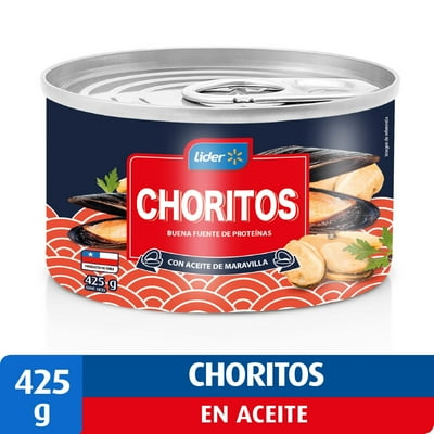 Choritos Aceite Lata Drenado 213 G -&Nbsp; Neto 425 G Lider