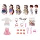 thumbnail image 2 of Moda 6 '' BJD Doll 3D Big Eyes Realistic Eyelash Girl Dolls Juguetes Estilo 4, 2 of 5