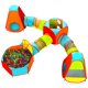 thumbnail image 1 of Play Tent Playz para niños, 7 unidades, con 1 piscina de bolas grande y 3 túneles de juego, 1 of 9