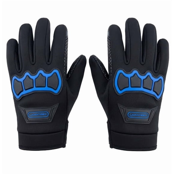 Guante Para Moto Lanyier Antideslizante Azul