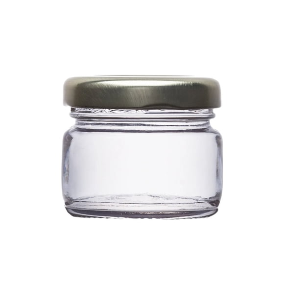 Pack 12 Frasco 28 ml con tapa dorada